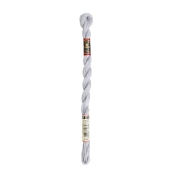 Fil à broder DMC - Coton perlé n°8 - Chrome métallisé 415
