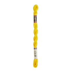 Fil à broder DMC - Coton perlé n°8 - Jaune vif 444