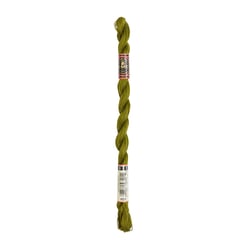 Fil à broder DMC - Coton perlé n°8 - Vert mousse dorée 469