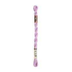 Fil à broder DMC - Coton perlé n°8 - Violet pastel 554