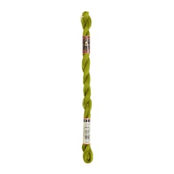 Fil à broder DMC - Coton perlé n°8 - Vert criquet 581
