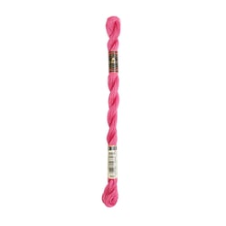 Fil à broder DMC - Coton perlé n°8 - Verveine rose 602