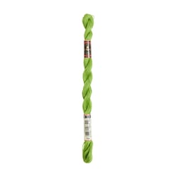 Fil à broder DMC - Coton perlé n°8 - Citron vert 704