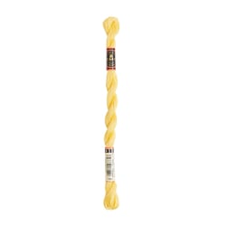Fil à broder DMC - Coton perlé n°8 - Jaune pamplemousse 744
