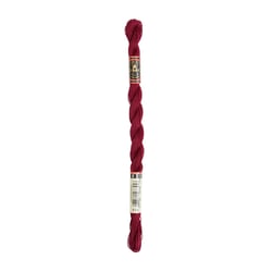 Fil à broder DMC - Coton perlé n°8 - Rouge vin 814