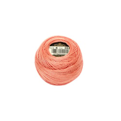 Fil à broder DMC - Coton perlé n°8 - Saumon 352