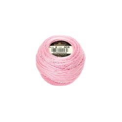 Fil à broder DMC - Coton perlé n°8 - Bouton de rose 605