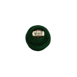 Fil à broder DMC - Coton perlé n°8 - Vert forêt noire 890