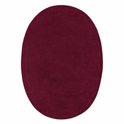 Coude thermocollant rouge foncé imitation daim 10x14 cm Prym