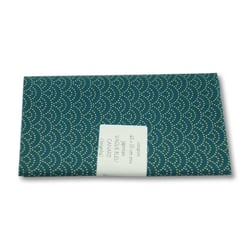 Coupon de tissu à motifs - 45x55 cm - bleu canard