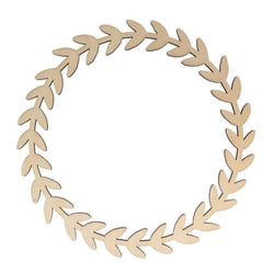Couronne en bois - Feuille