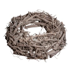 Couronne en bois vieilli - 30 cm - Rayher