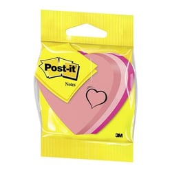 Cube Post-it 225 feuilles coeur