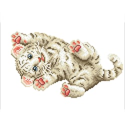 Kit Diamond painting - Diamond Dotz - Bébé Tigre