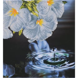 Kit broderie diamant - Diamond Dotz - Diamond Dotz - Fleur et goutte d'eau