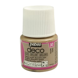 Peinture Déco Pébéo Brillante 45 ml - Taupe