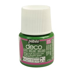 Peinture Déco Pébéo Brillante 45 ml - Vert Fonce