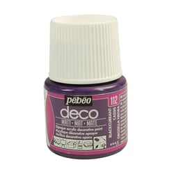 Peinture Pébéo Déco mat 45 ml - cassis