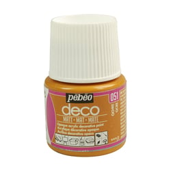 Peinture Pébéo Déco mat 45 ml - ocre