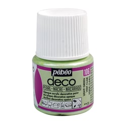 Peinture Déco nacré Pébéo 45 ml - Vert Clair