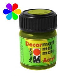 DECORMATT ACRYL 15ML VER  DECORMATT ACRYL 15ML VERT OLIVE