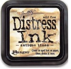 Encre aquarellable Distress ink coussin lin