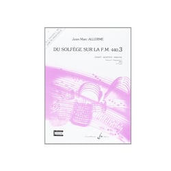 Du solfege sur la f.m. 440.3 - chant/audition/analyse - prof.