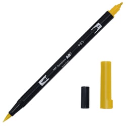 Feutre pinceau ABT à double pointe - Tombow - 985 - jaune chrome