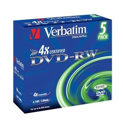 DVD-RW 4.7GO*5 4X LA BOITE