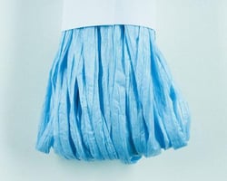 Echeveau raphia rayonné mat bleu clair