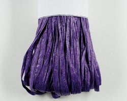 Echeveau raphia rayonné mat lilas foncé