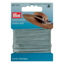 Cordon élastique - 1.5mm - argent