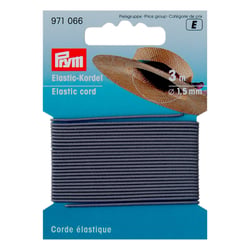 Cordon élastique - 1.5mm - gris clair