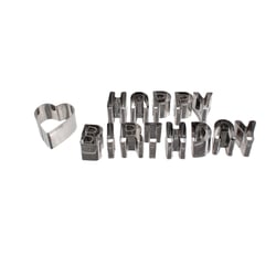 Emporte-pièce happy birthday et coeur 