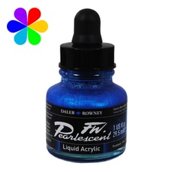 Encre Pearlescent 29.5ml bleu galactique