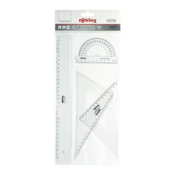 Set de traçage en plastique - 4 pièces - Rotring