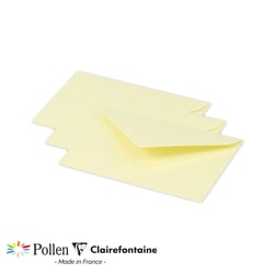 20 enveloppes Pollen 75x100 mm  - Canari
