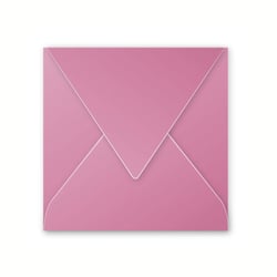 20 enveloppes Pollen 140x140 mm - Rose hortensia
