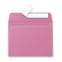 20 enveloppes Pollen 90x140 mm - Rose hortensia