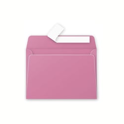 20 enveloppes Pollen 114x162 mm - Rose hortensia