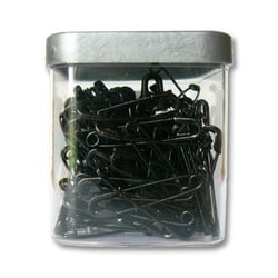 Boîte épingles de sûreté noir