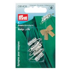 Epingles pour insignes en fer