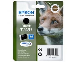 Cartouche d'encre T1281 renard - noir - Epson