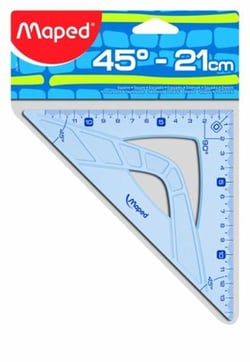 Equerre 45° 21cm graphic