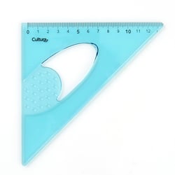 Équerre en plastique incassable - 45° - 21 cm - Cultura