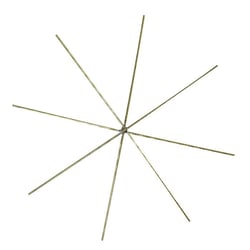 Fil de fer étoile pour perles - 4 pièces - 8 cm Ø