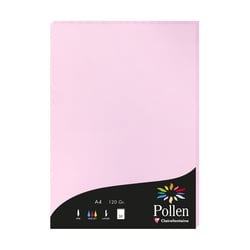 1 étui de 50 feuilles Pollen 210x297 mm 120g  - Rose dragée