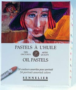 ETUI CARTON 24 PASTELS HUILE P ETUI CARTON 24 PASTELS HUILE PORTRAIT
