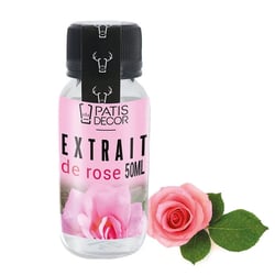 Extrait de rose 5% - 50 ml - Patisdécor