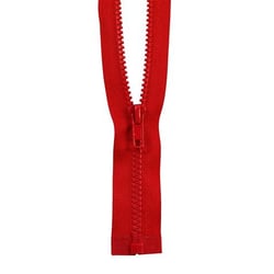 Fermeture à glissière Injectée n°5 - 35cm - Rouge